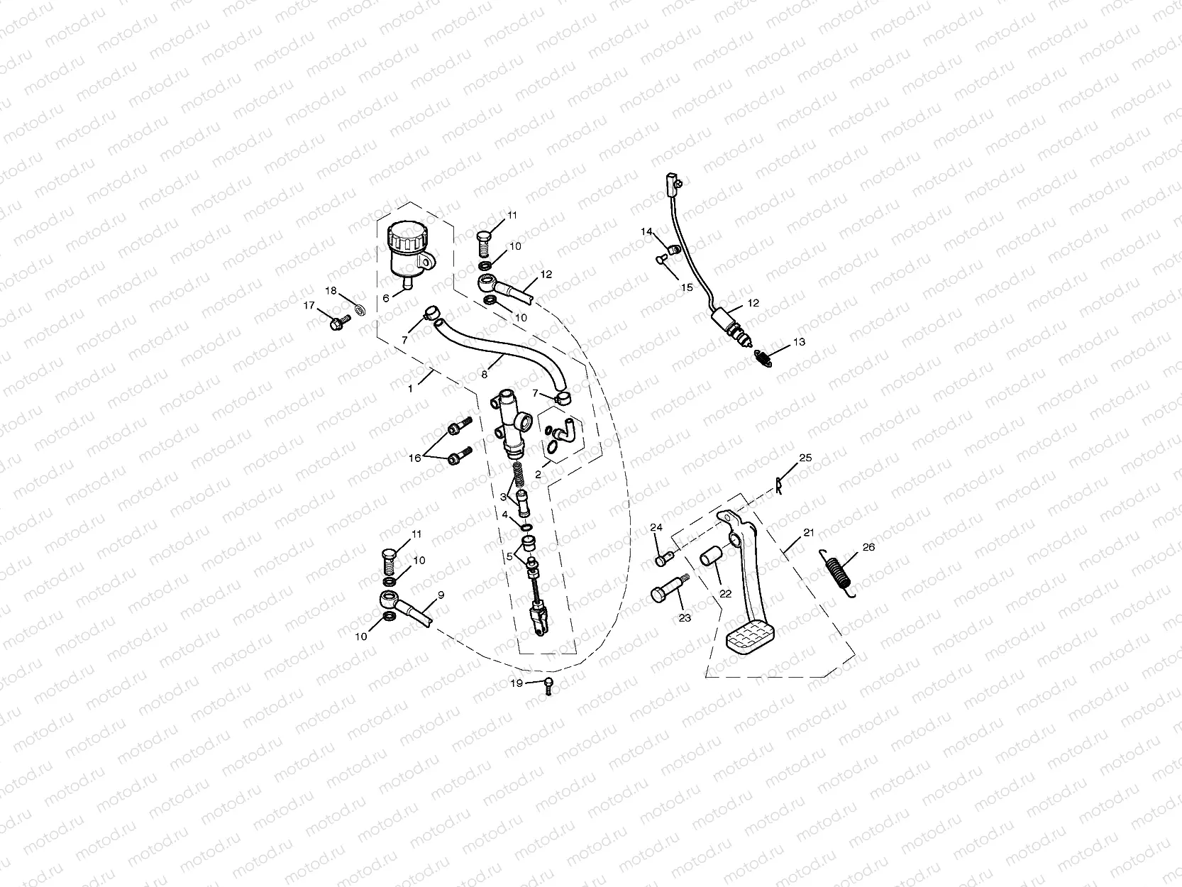 Rear Brake Master Cylinder...