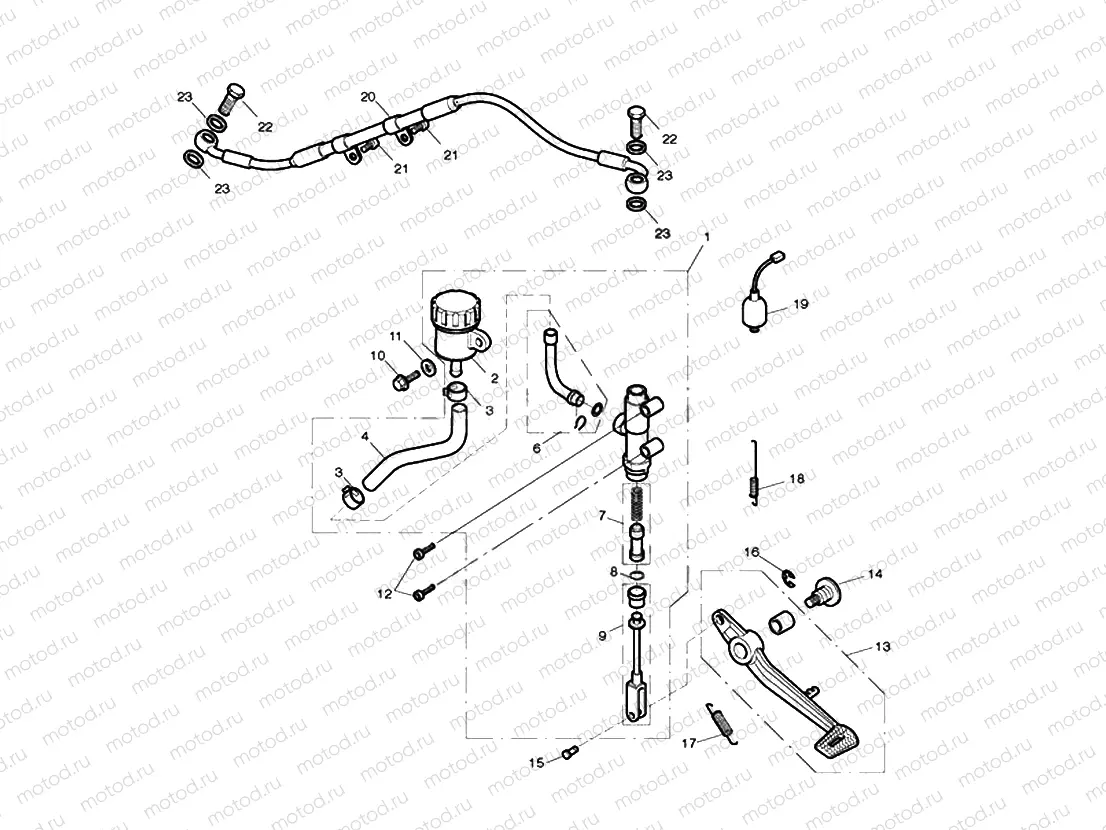 Rear Brake Master Cylinder...