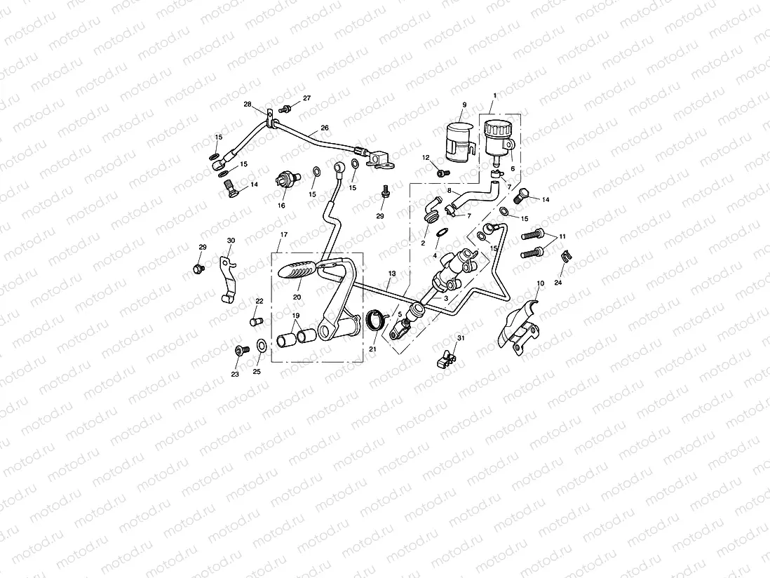 Rear Brake Master Cylinder...