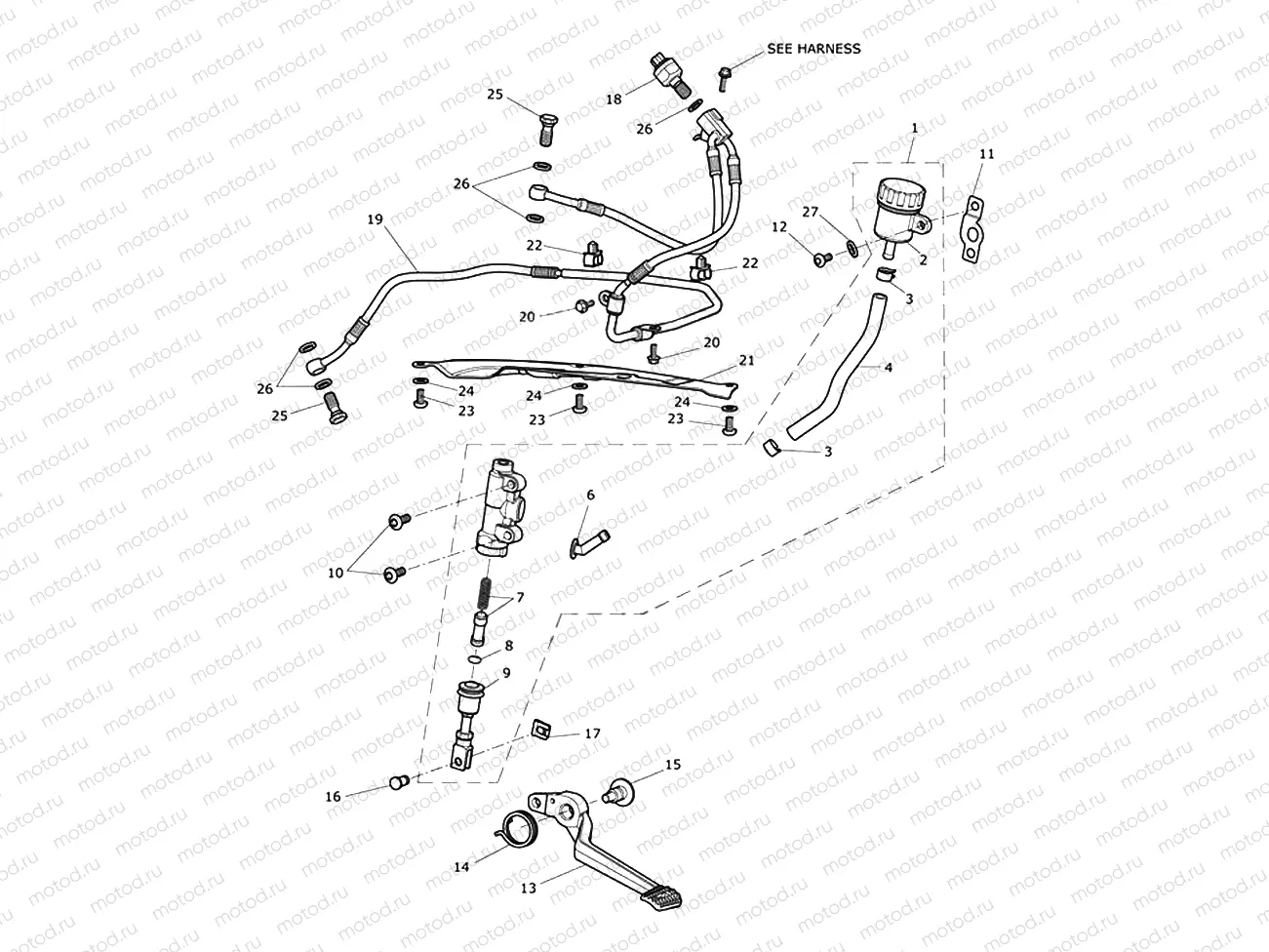 Rear Brake Master Cylinder...