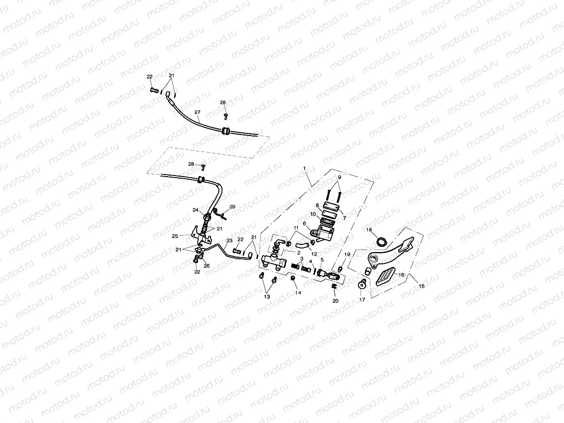 Rear Brake Master Cylinder...