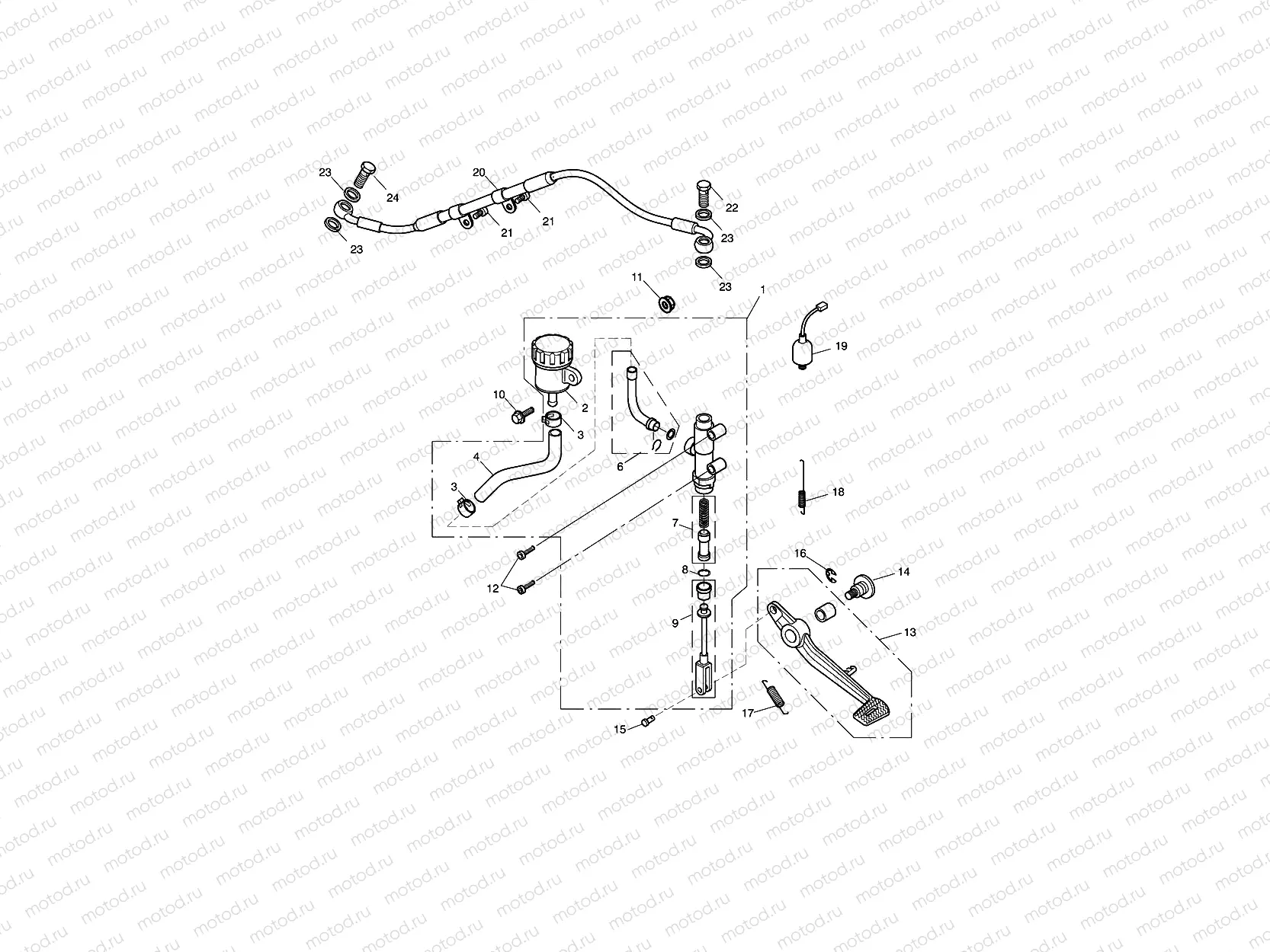 Rear Brake Master Cylinder...