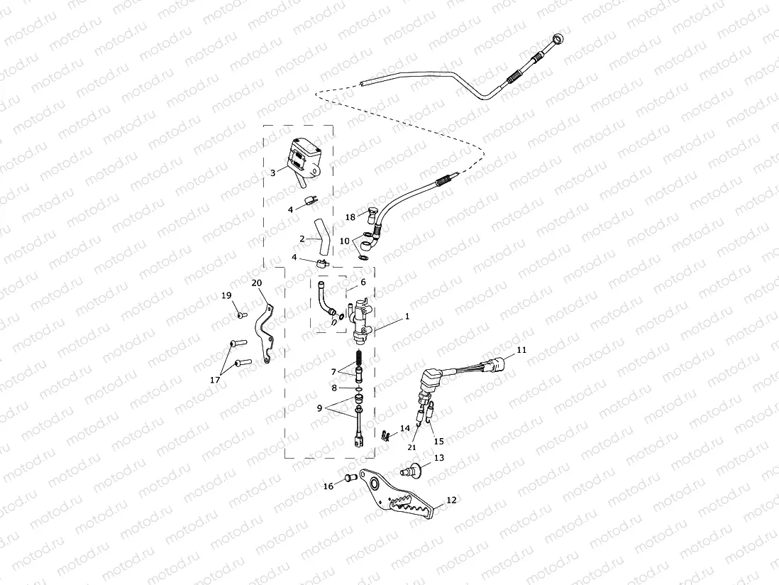 Rear Brake Master Cylinder...