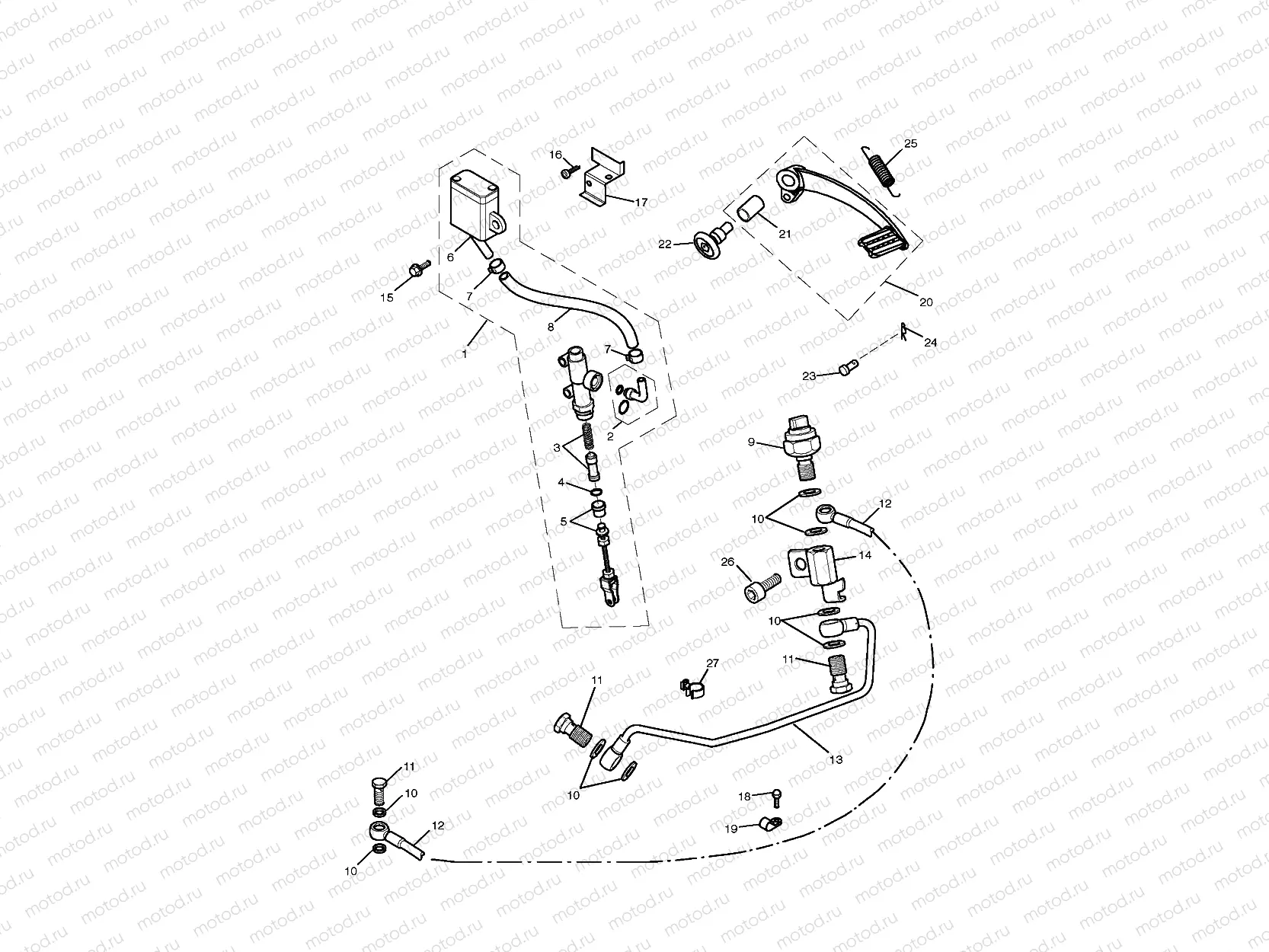 Rear Brake Master Cylinder...
