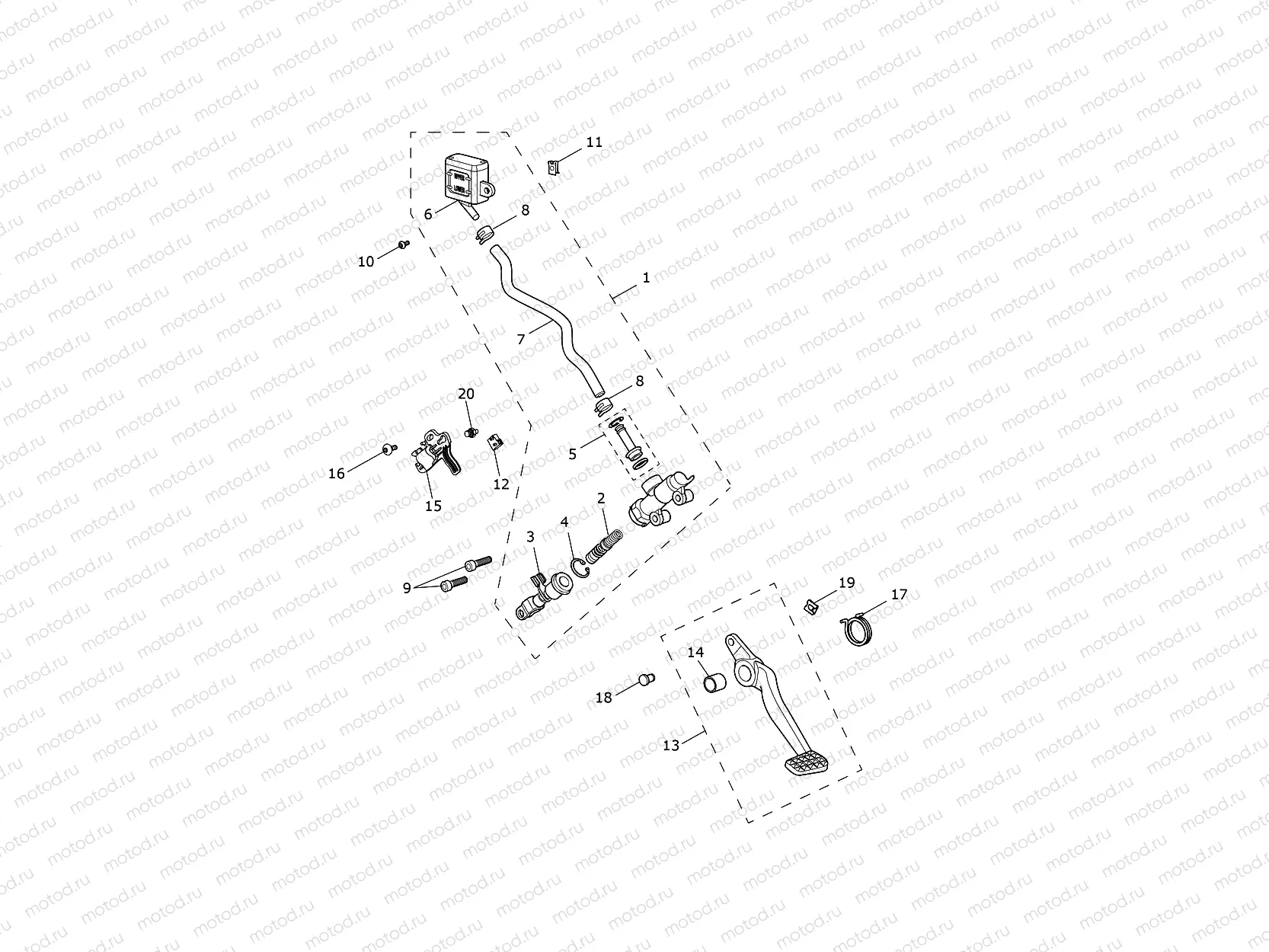 Rear Brake Master Cylinder...