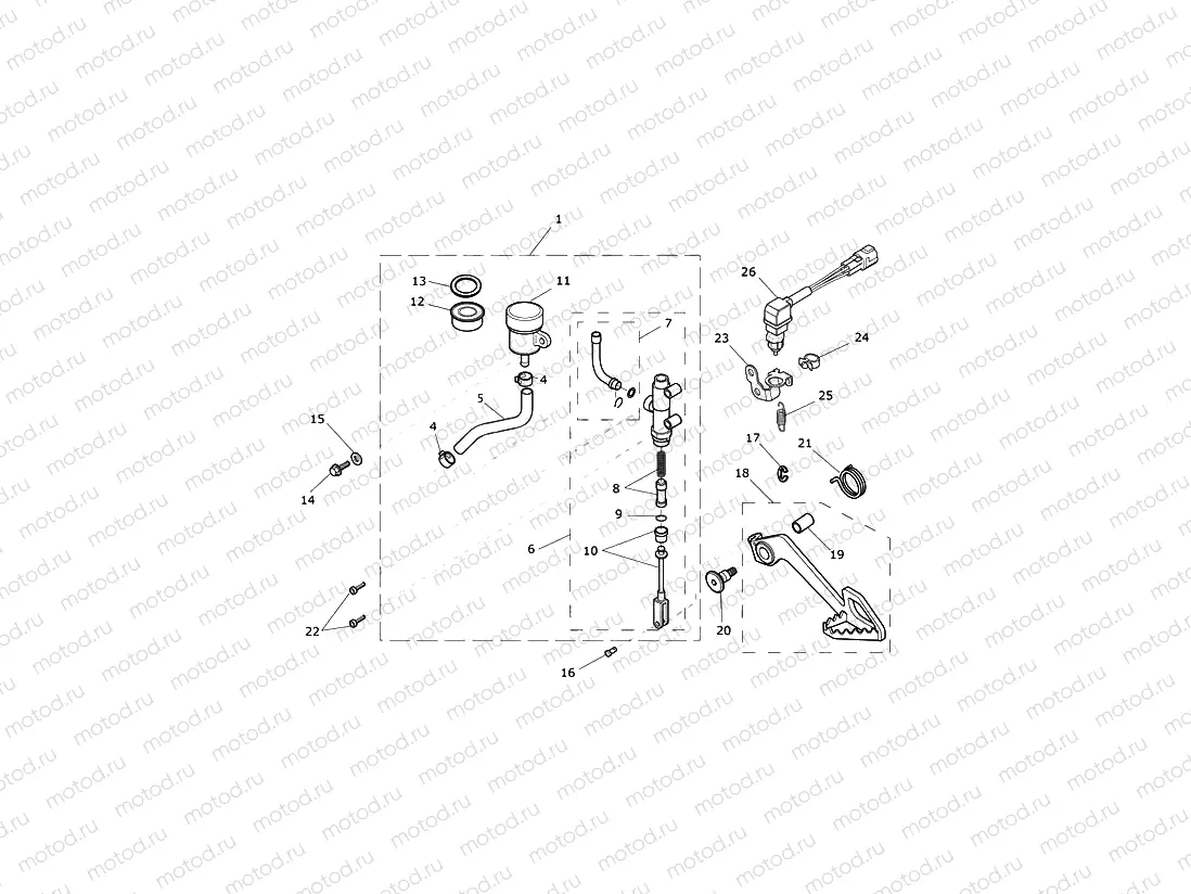 Rear Brake Master Cylinder...