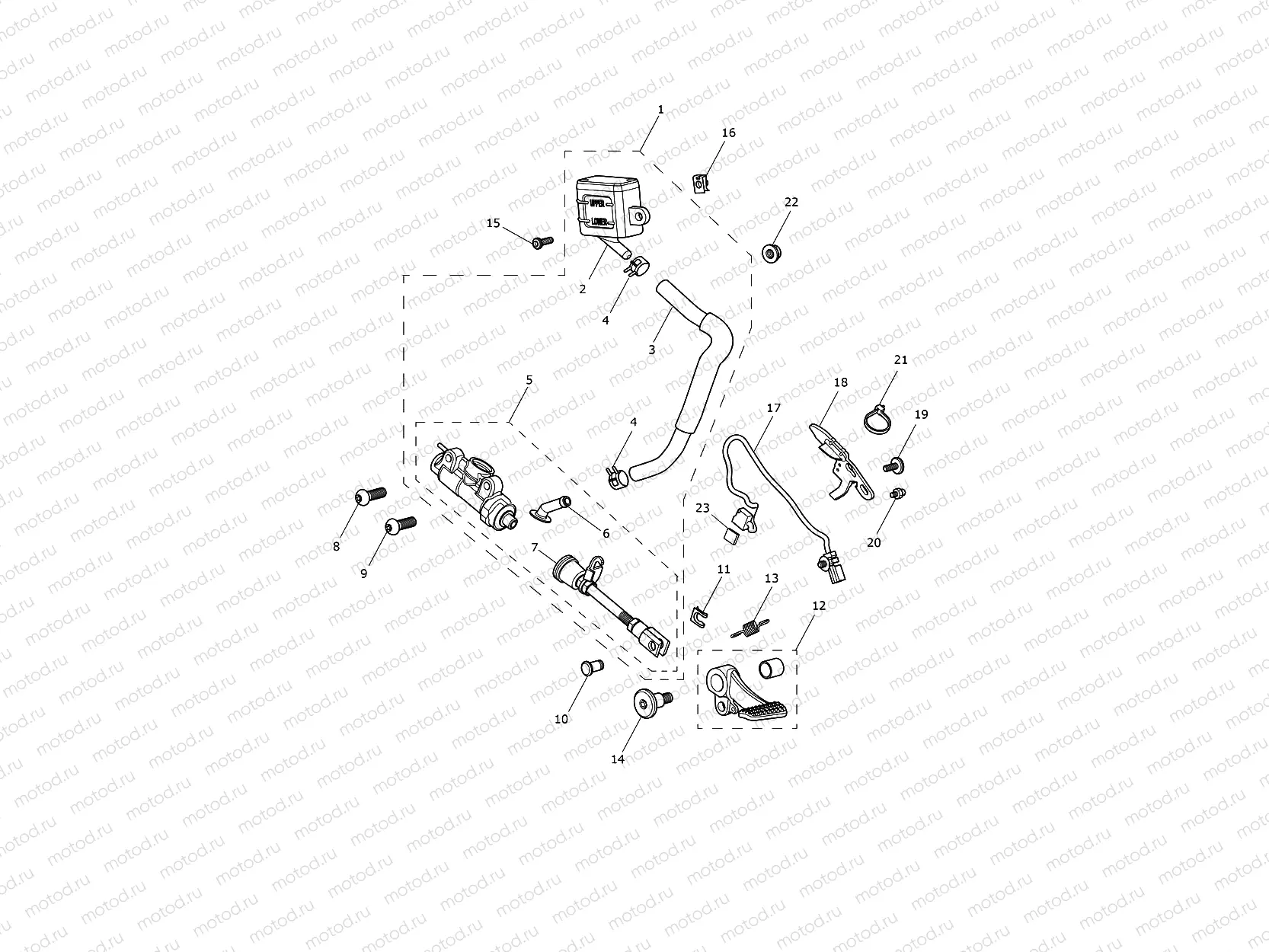 Rear Brake Master Cylinder...