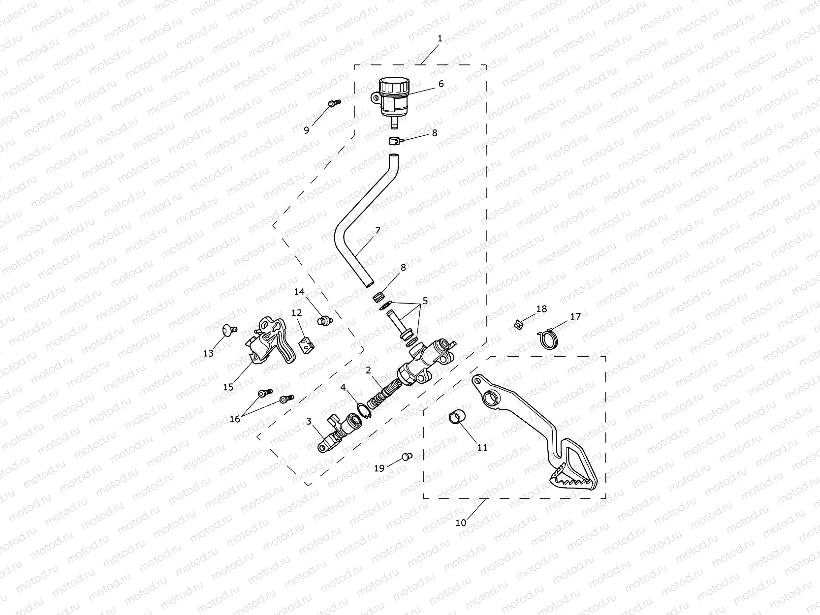 Rear Brake Master Cylinder...