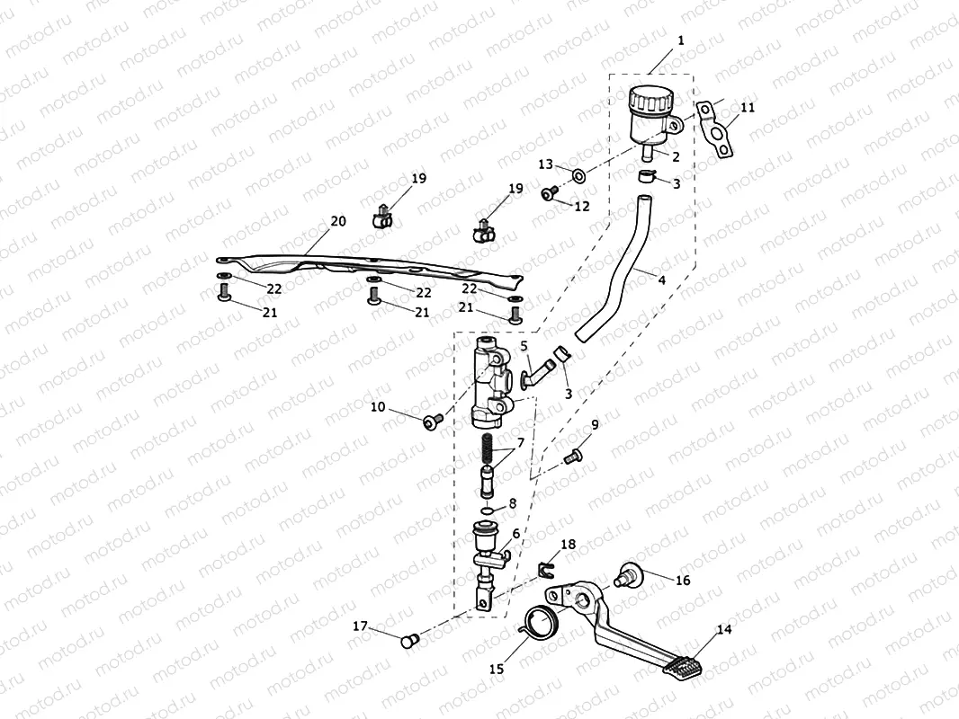 Rear Brake Master Cylinder...