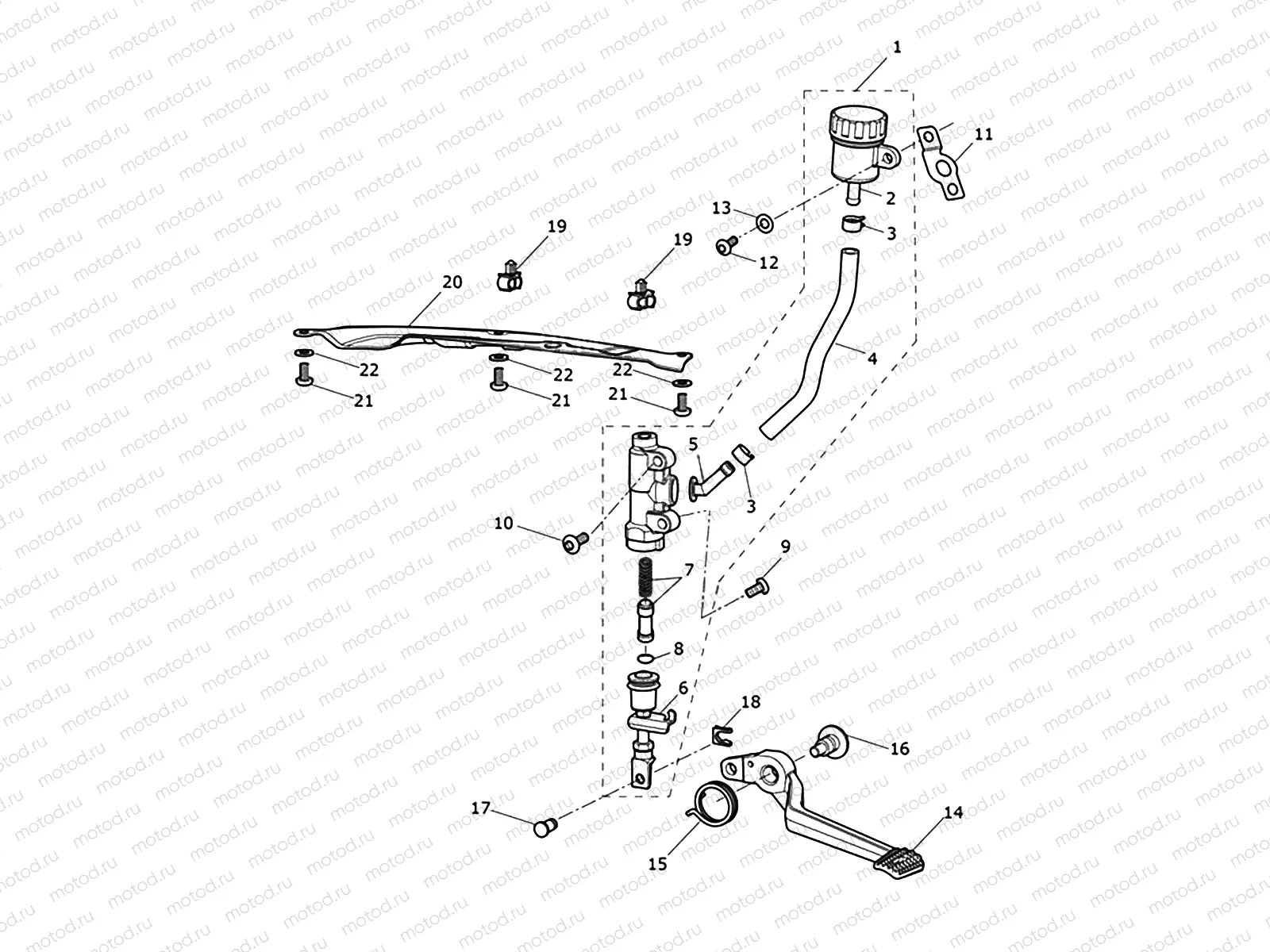 Rear Brake Master Cylinder...