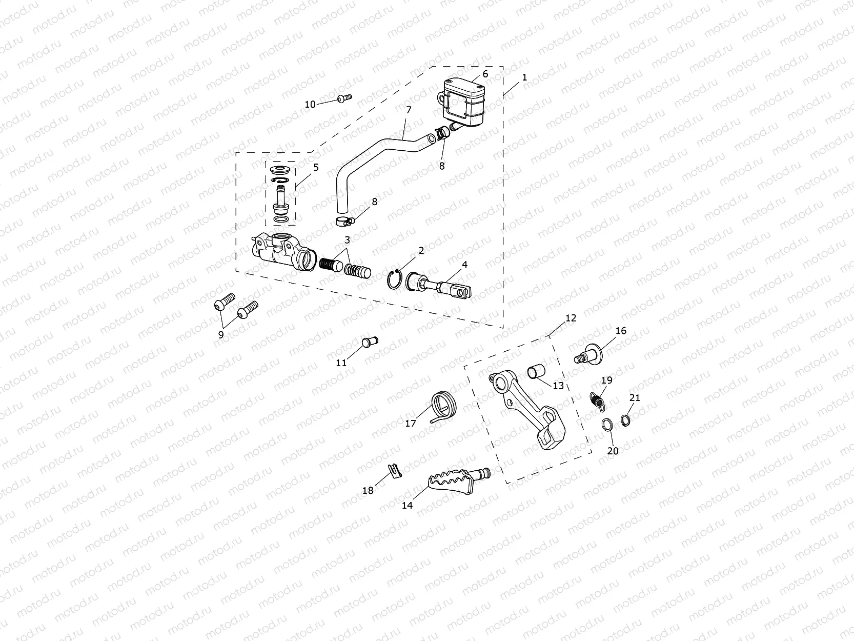 Rear Brake Master Cylinder...