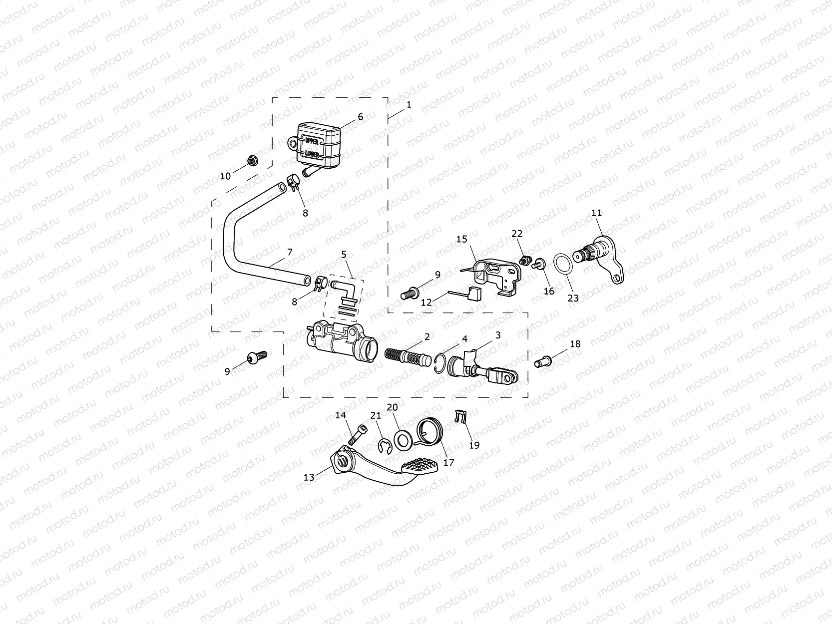 Rear Brake Master Cylinder...