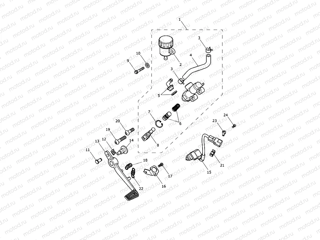 Rear Brake Master Cylinder...