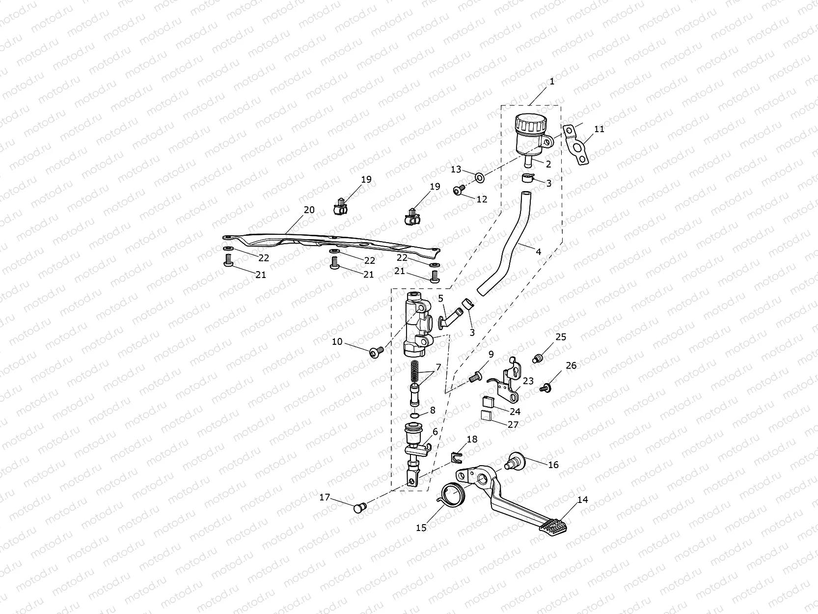 Rear Brake Master Cylinder...