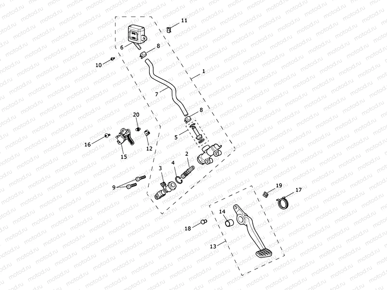 Rear Brake Master Cylinder...