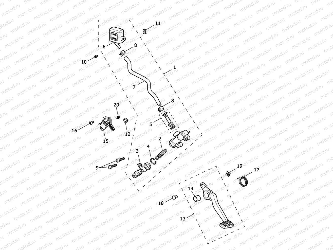 Rear Brake Master Cylinder