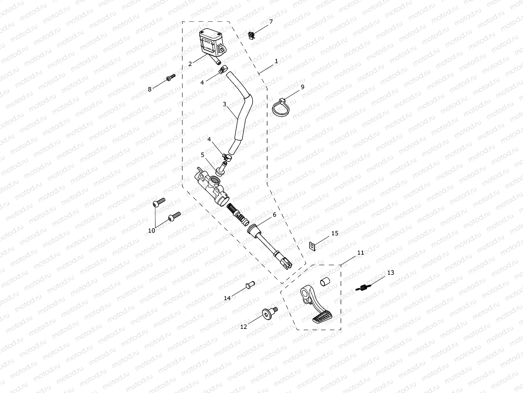 Rear Brake Master Cylinder