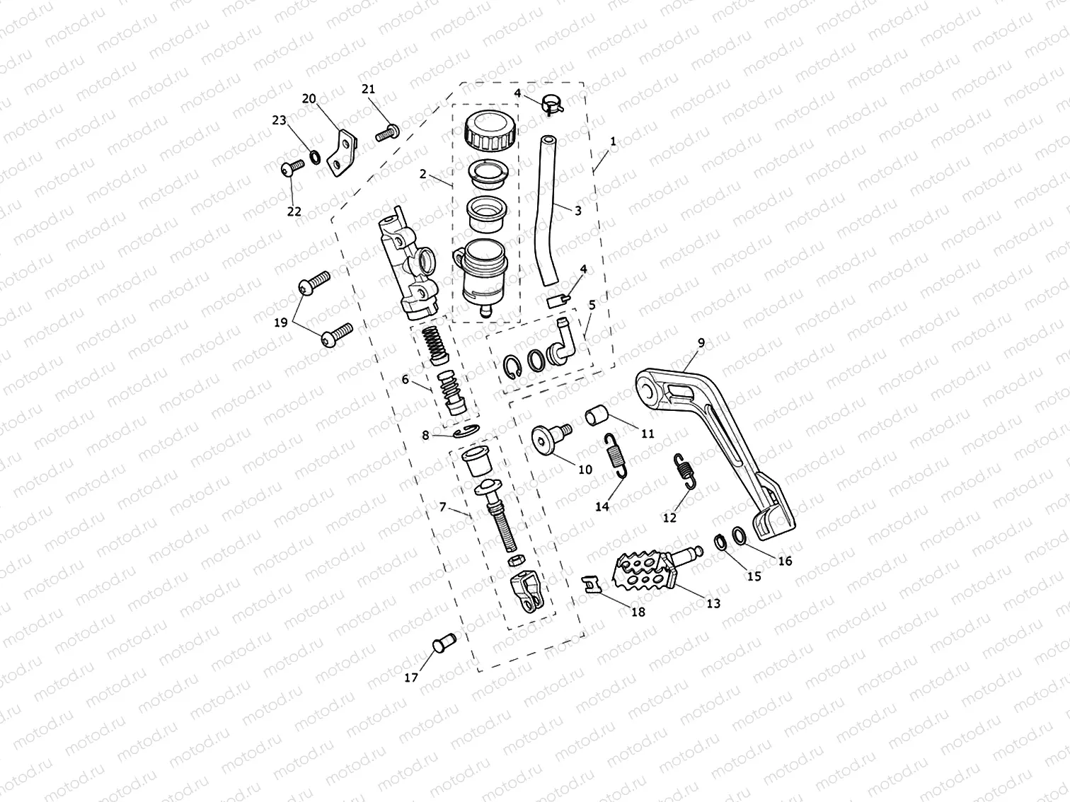 Rear Brake Master Cylinder