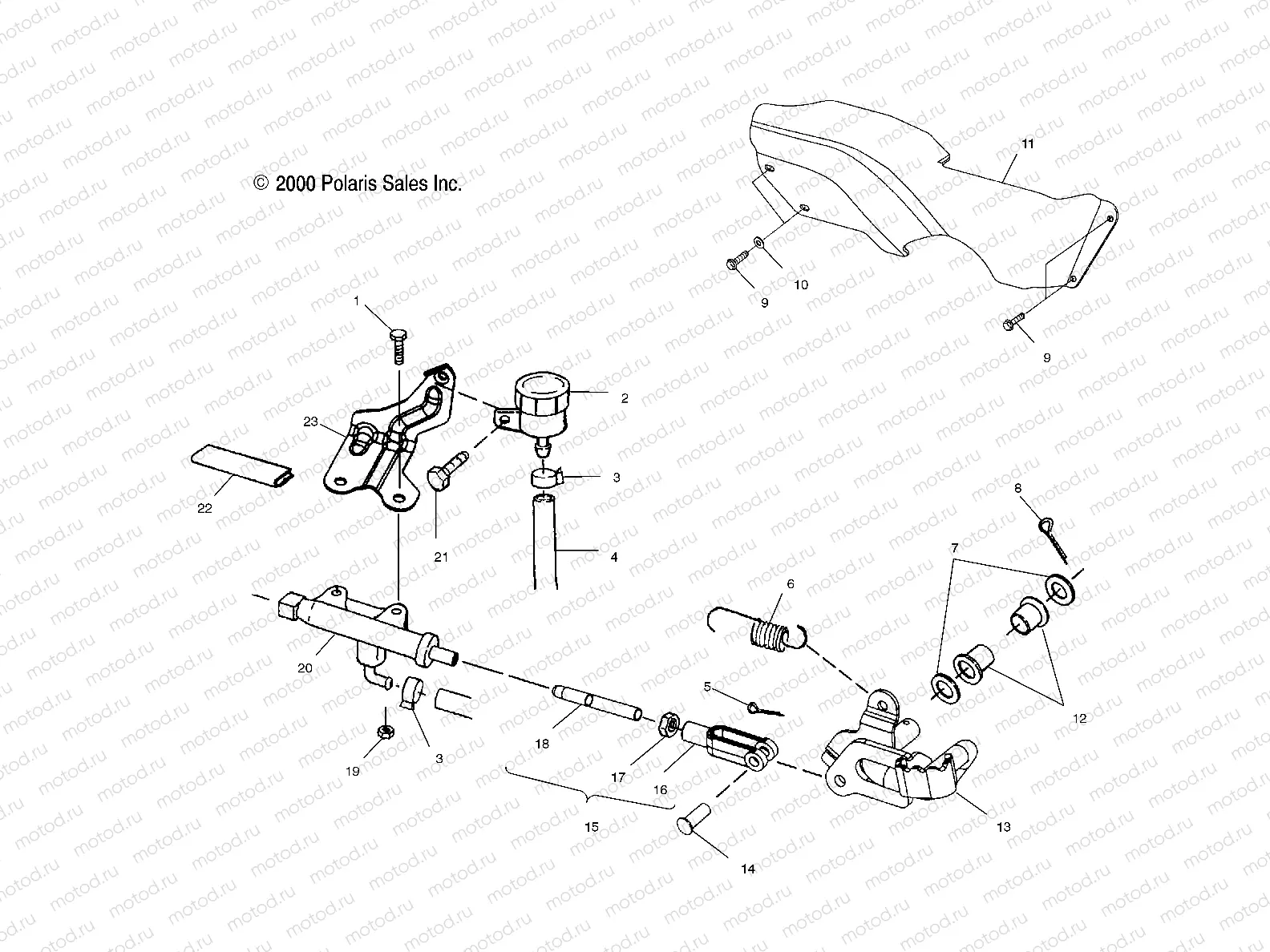 REAR BRAKE MASTER CYLINDER - A00AA32AA (4949914991B013) | REAR BRAKE MASTER CYLINDER - A00AA32AA (4949914991B013)