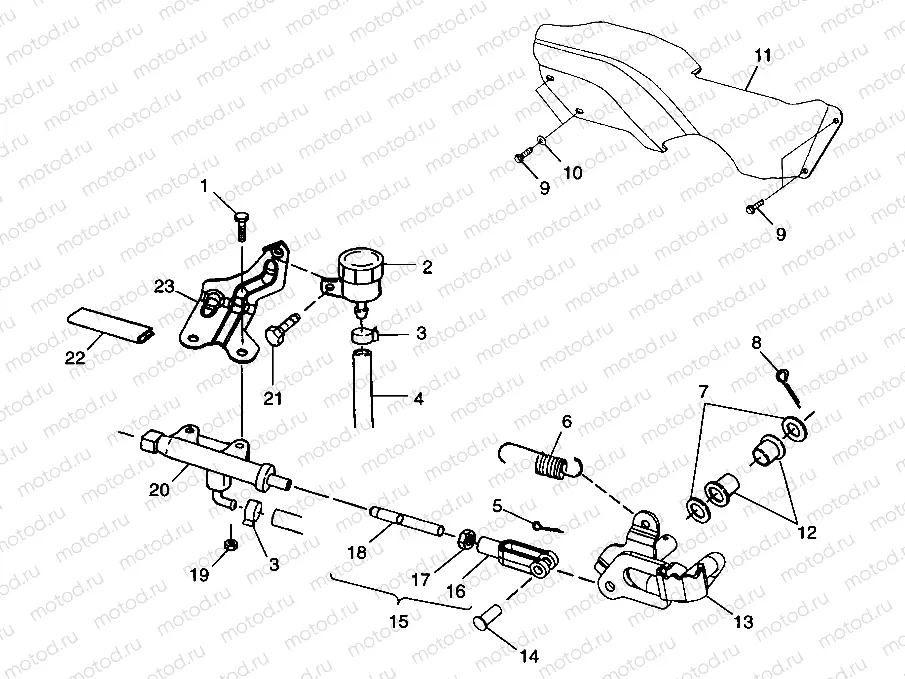 REAR BRAKE MASTER CYLINDER - A99BA38CA (4949534953b014) | REAR BRAKE MASTER CYLINDER - A99BA38CA (4949534953b014)