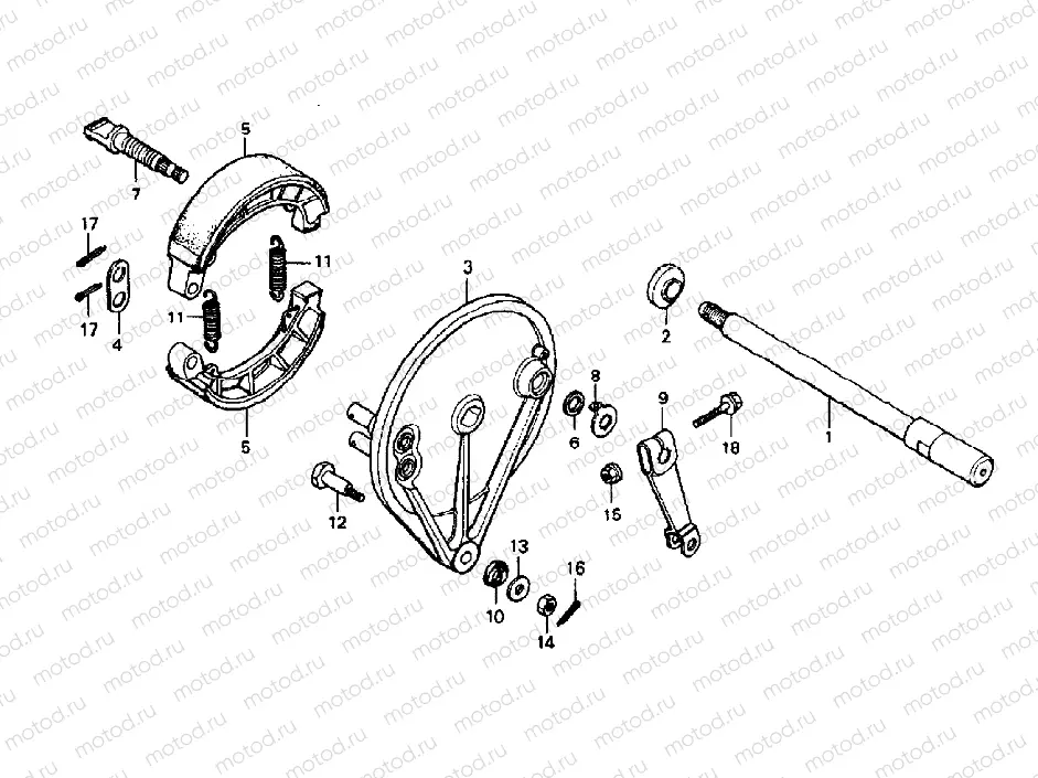 REAR BRAKE PANEL