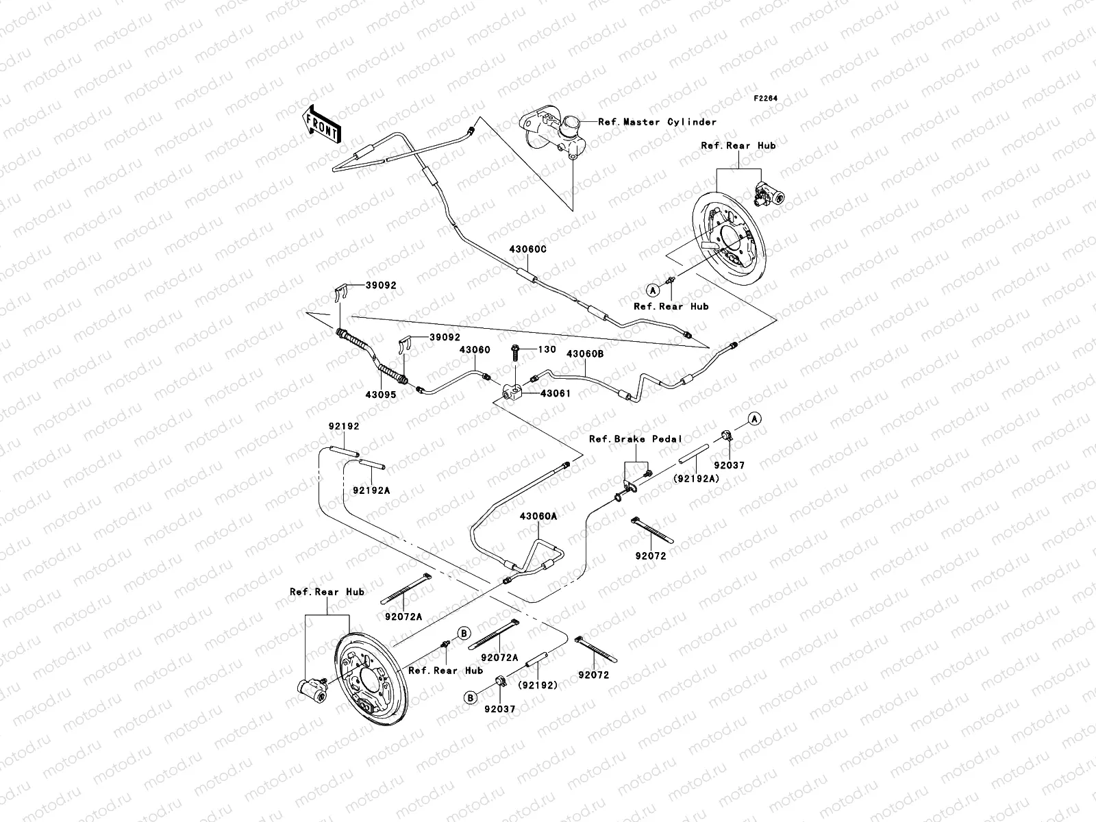 Rear Brake Piping