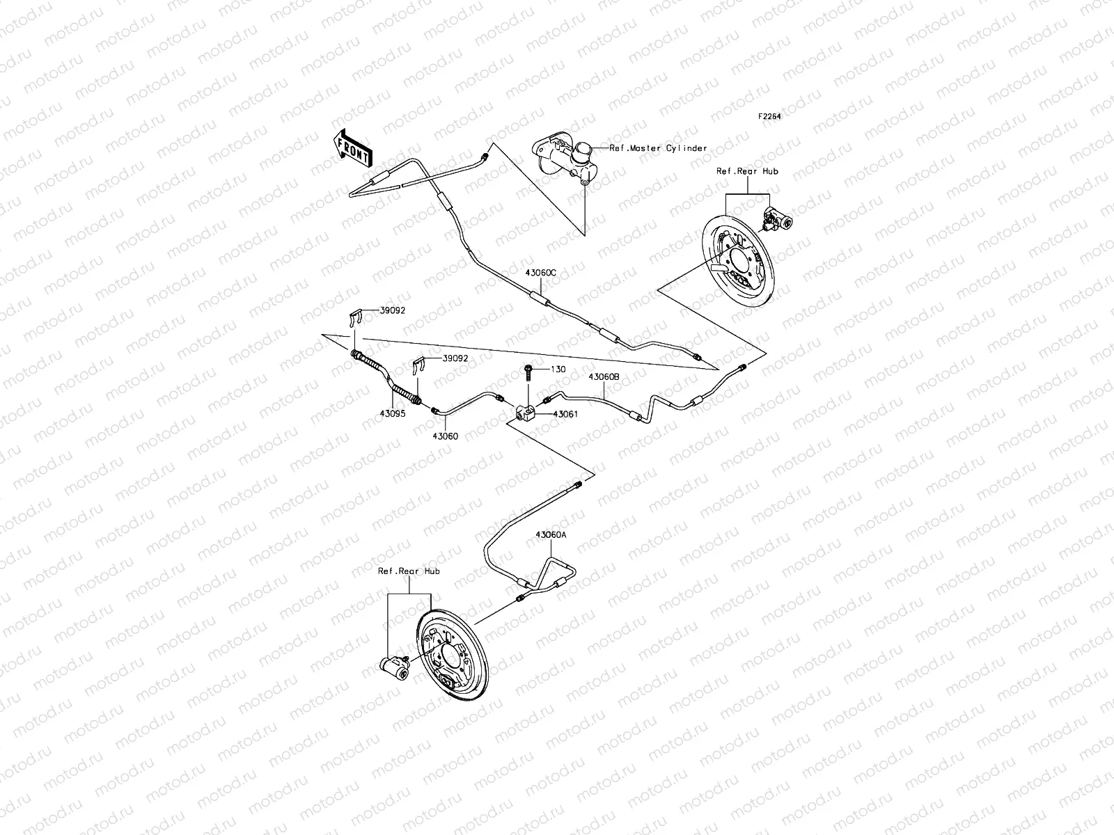 Rear Brake Piping
