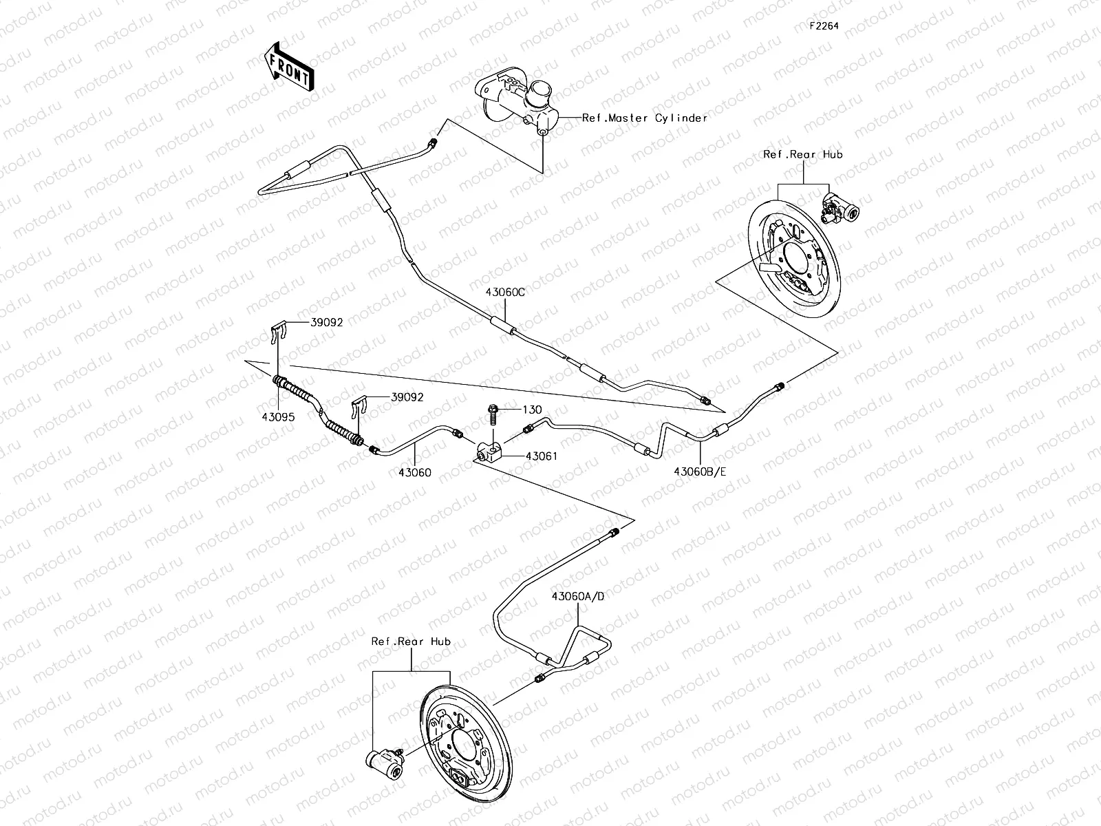 Rear Brake Piping