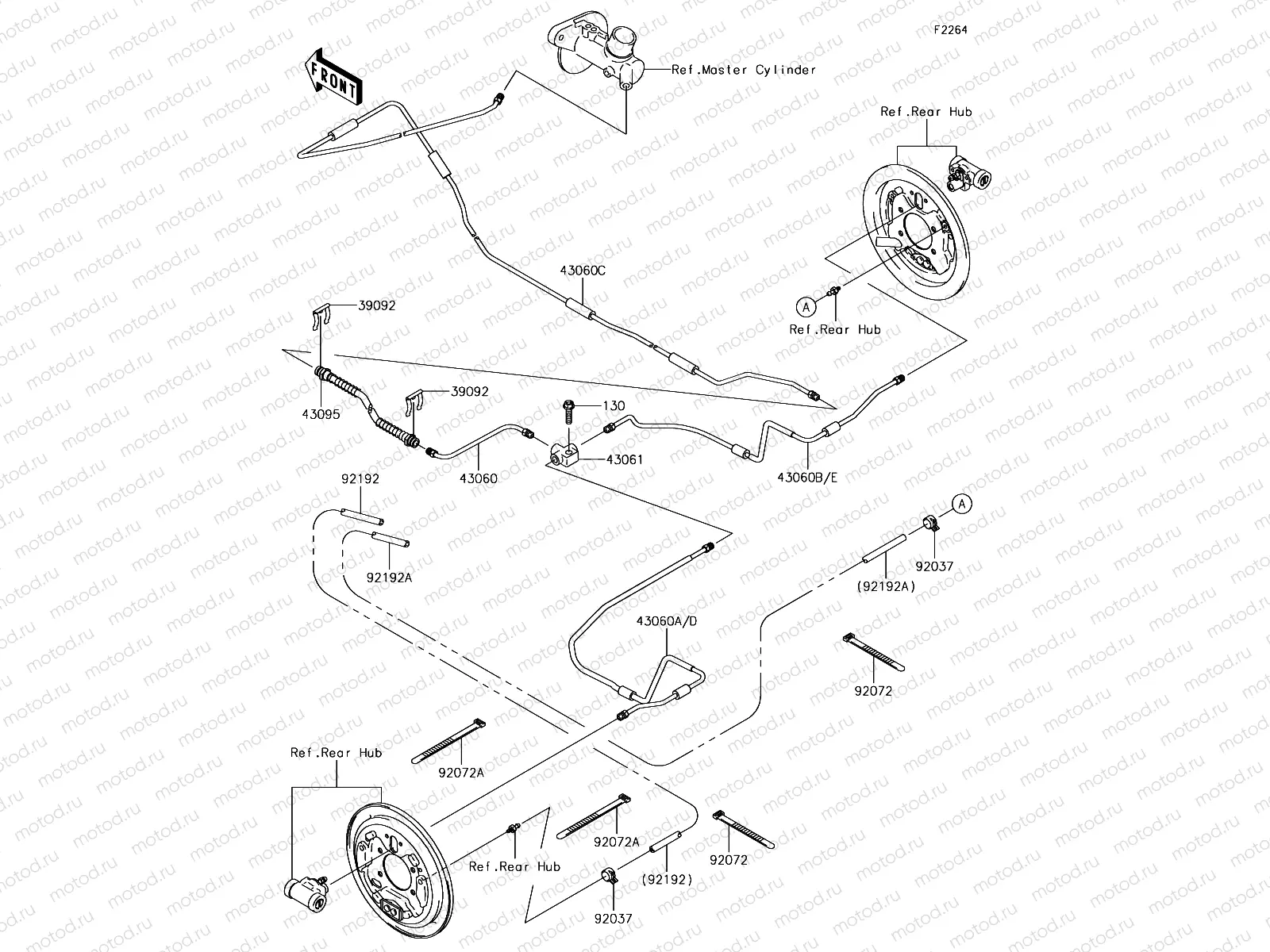 Rear Brake Piping