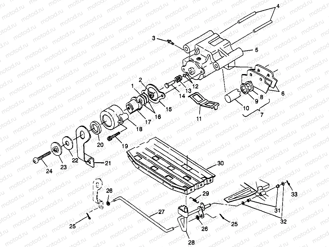 REAR BRAKE Scrambler 400L W97BC38C (4939893989C004) | REAR BRAKE Scrambler 400L W97BC38C (4939893989C004)