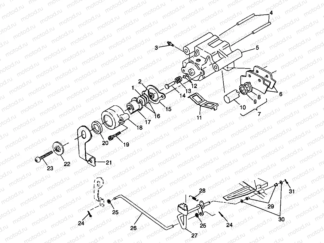 REAR BRAKE Sport 400L W98BA38C (4947234723B014) | REAR BRAKE Sport 400L W98BA38C (4947234723B014)
