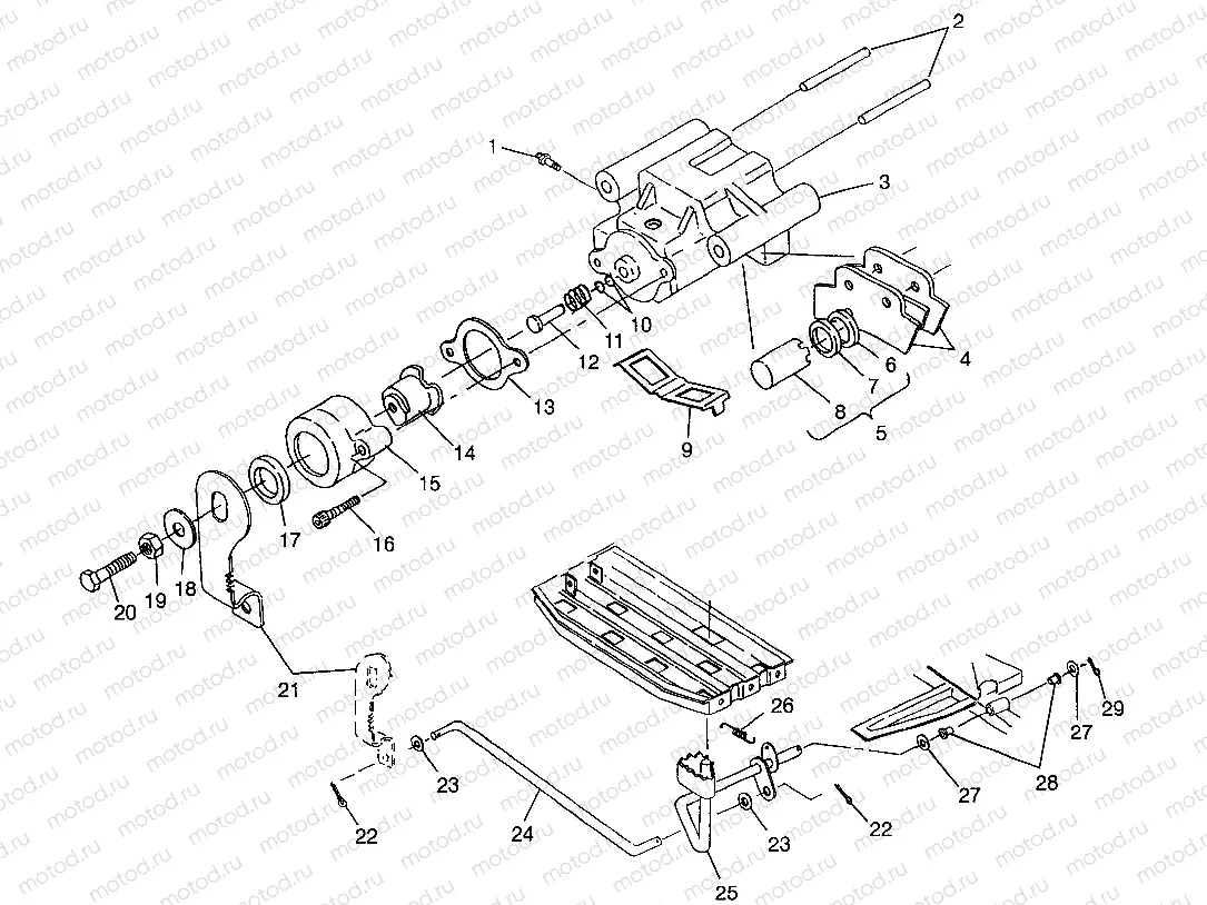 REAR BRAKE Sportsman 400L W97AC38C (4939673967C005) | REAR BRAKE Sportsman 400L W97AC38C (4939673967C005)