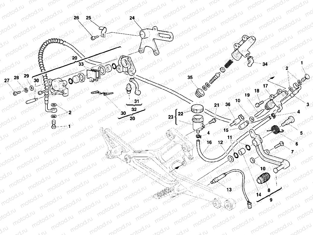 REAR BRAKE SYSTEM
