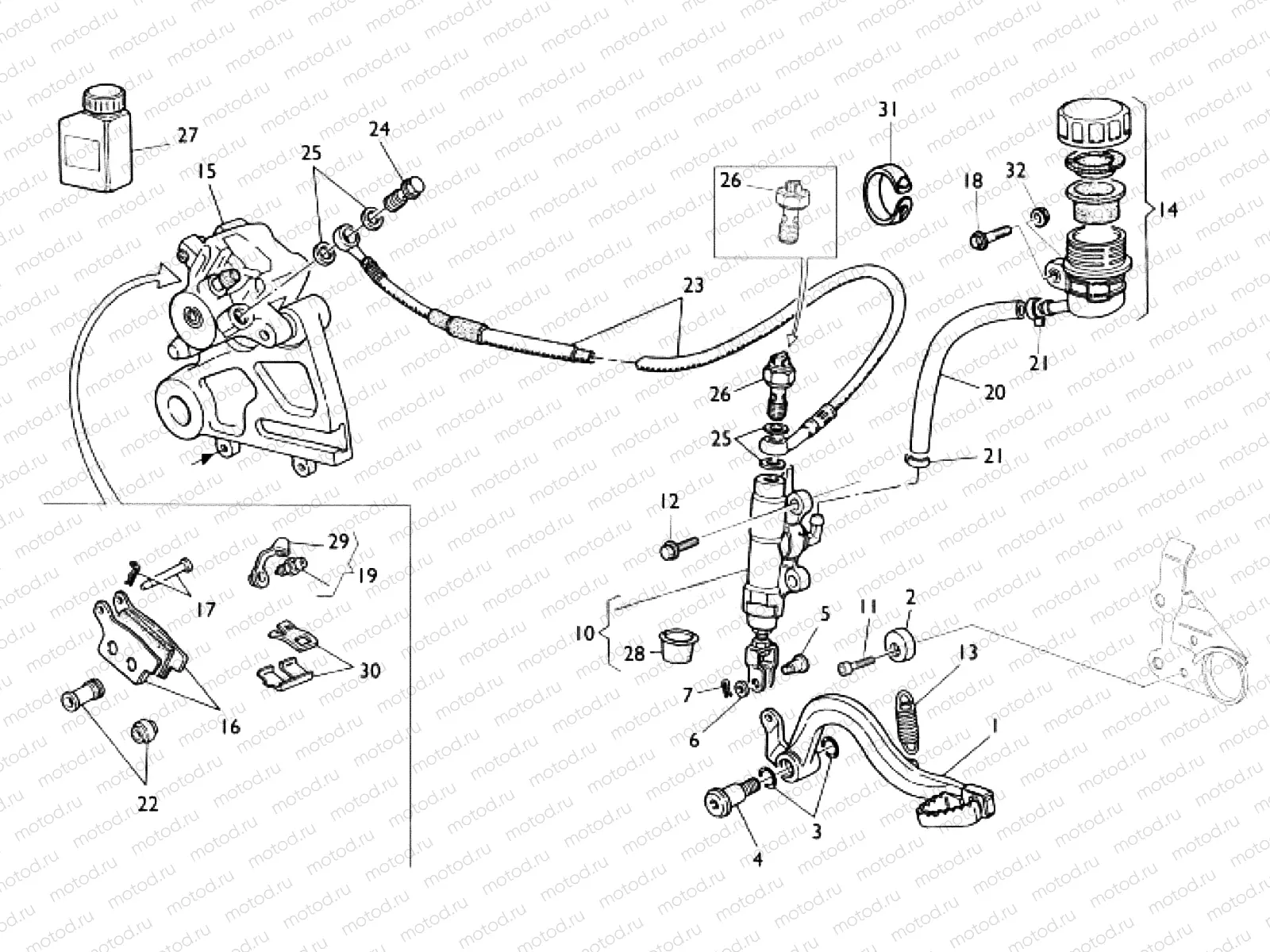 REAR BRAKE SYSTEM