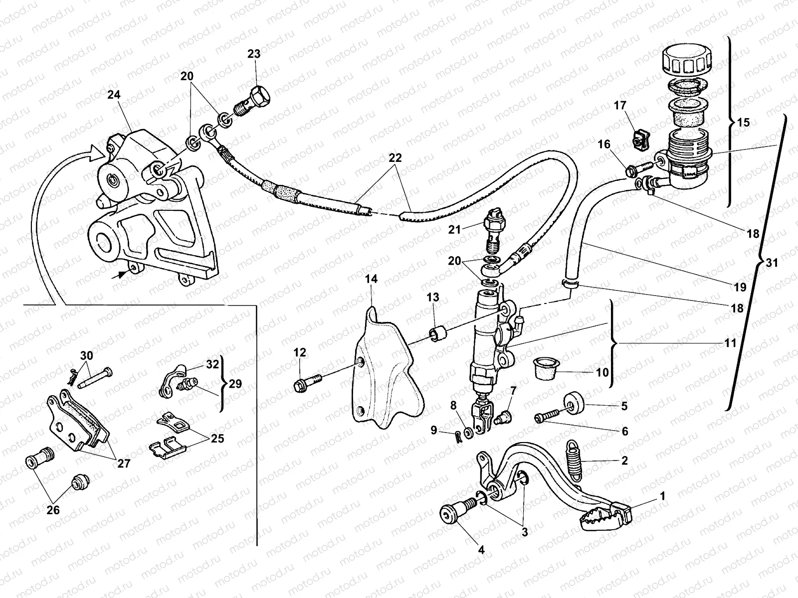 REAR BRAKE SYSTEM