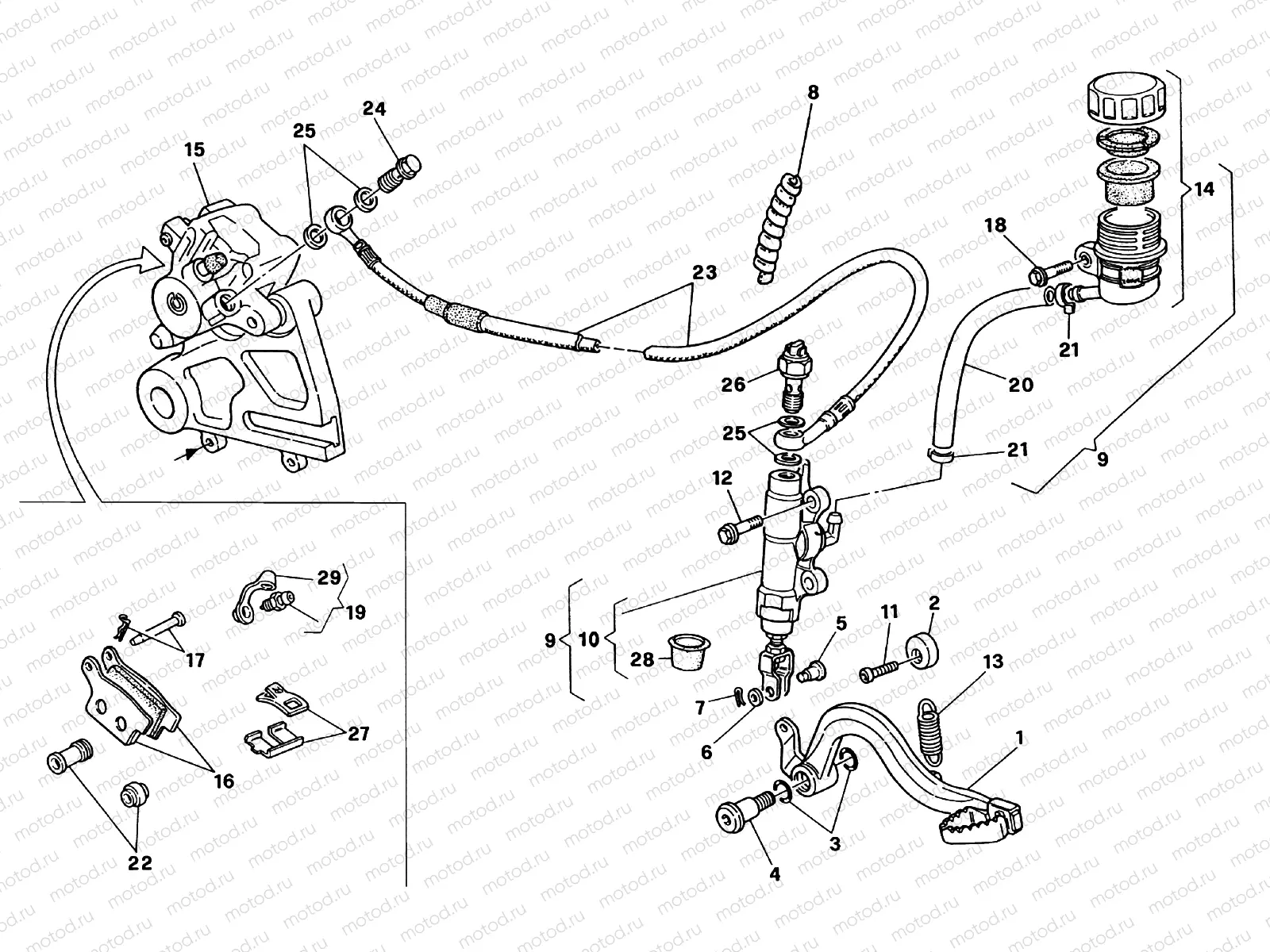 REAR BRAKE SYSTEM