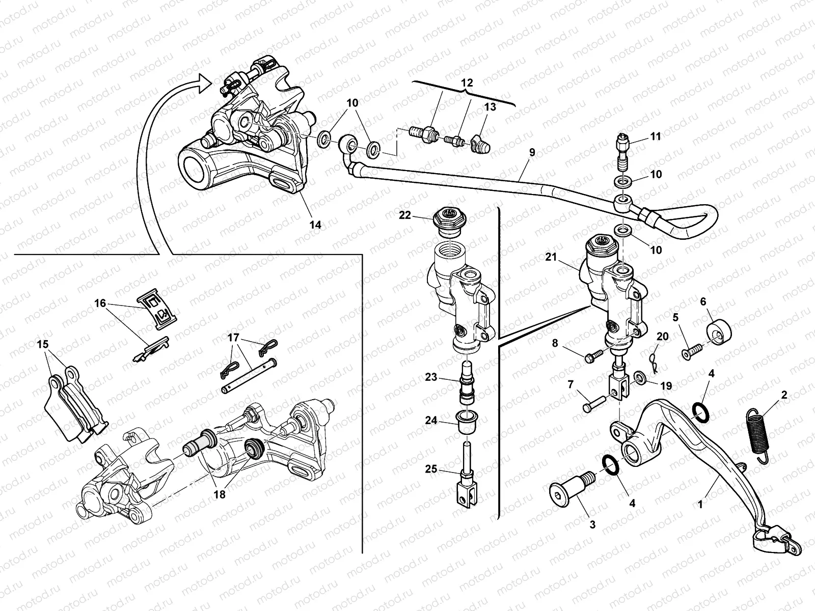 REAR BRAKE SYSTEM