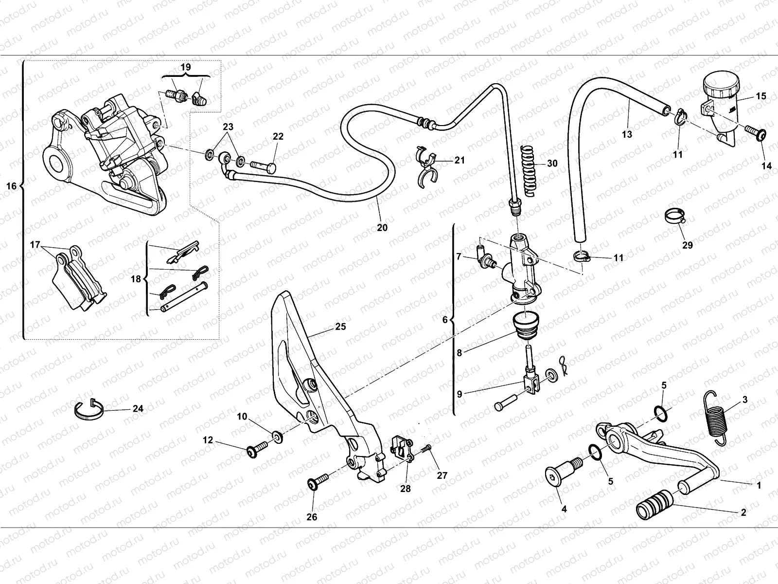 REAR BRAKE SYSTEM
