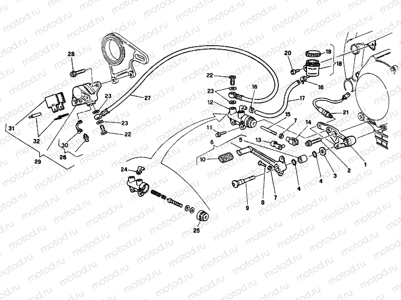 REAR BRAKE SYSTEM » BRAKING SYSTEM