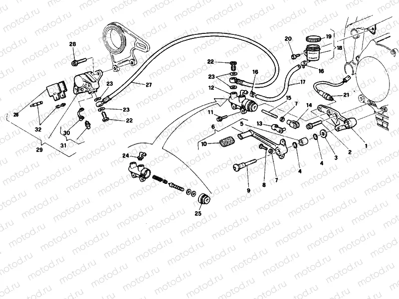 REAR BRAKE SYSTEM » BRAKING SYSTEM