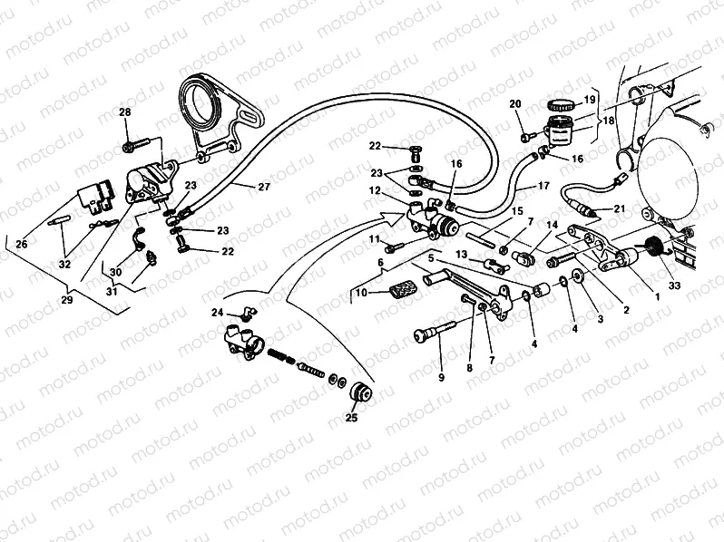 REAR BRAKE SYSTEM » BRAKING SYSTEM