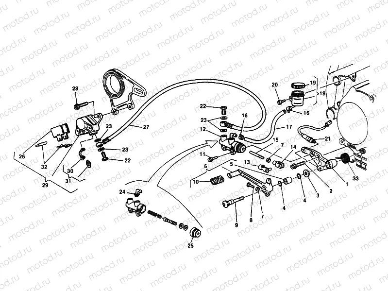 REAR BRAKE SYSTEM » BRAKING SYSTEM