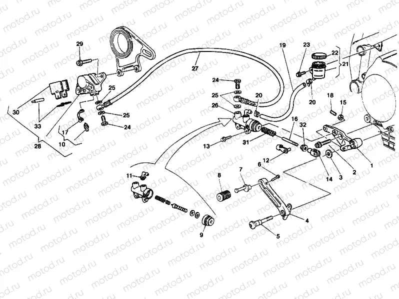 REAR BRAKE SYSTEM » BRAKING SYSTEM