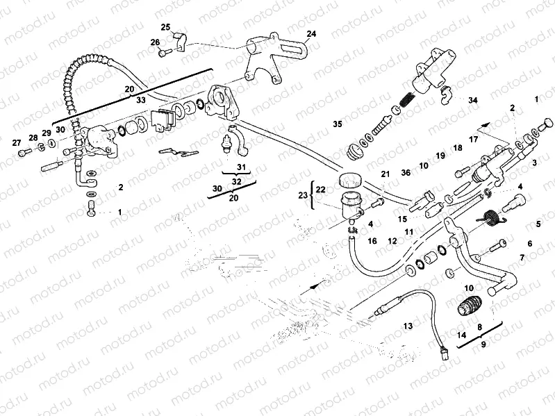 REAR BRAKE SYSTEM » BRAKING SYSTEM