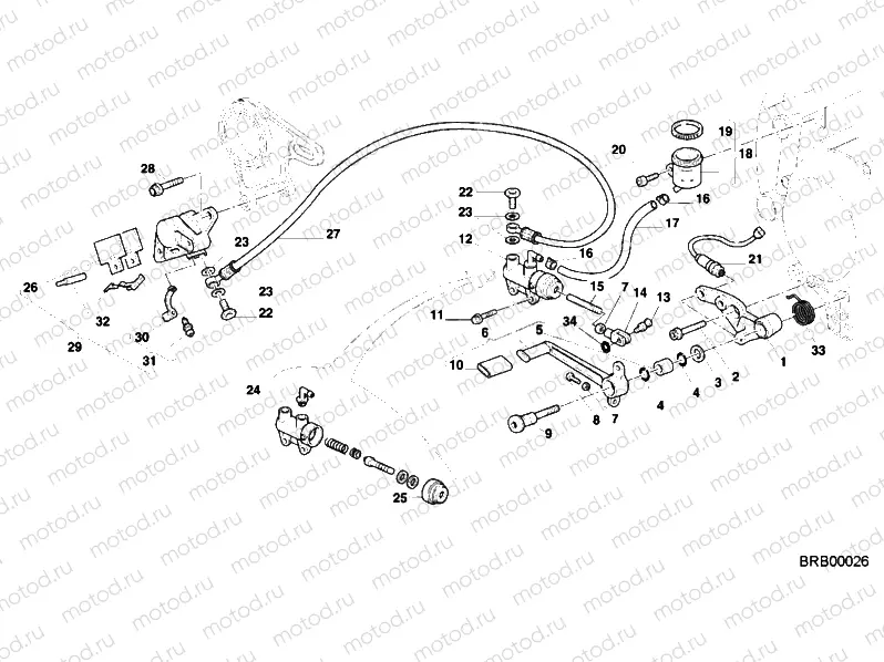 REAR BRAKE SYSTEM » BRAKING SYSTEM
