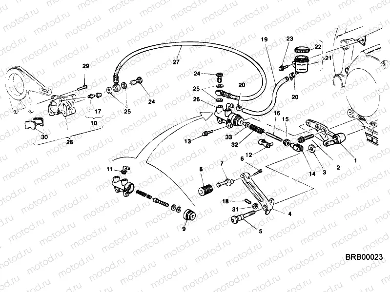 REAR BRAKE SYSTEM » BRAKING SYSTEM