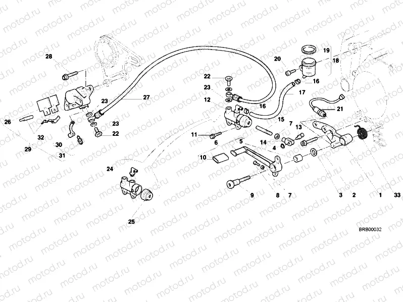 REAR BRAKE SYSTEM » BRAKING SYSTEM