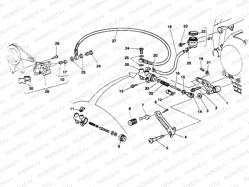 REAR BRAKE SYSTEM » BRAKING SYSTEM