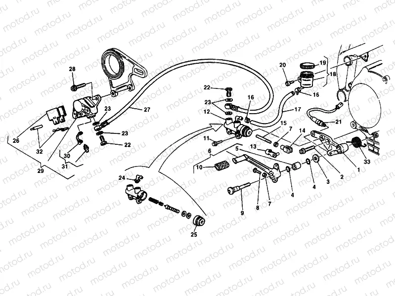 REAR BRAKE SYSTEM » BRAKING SYSTEM