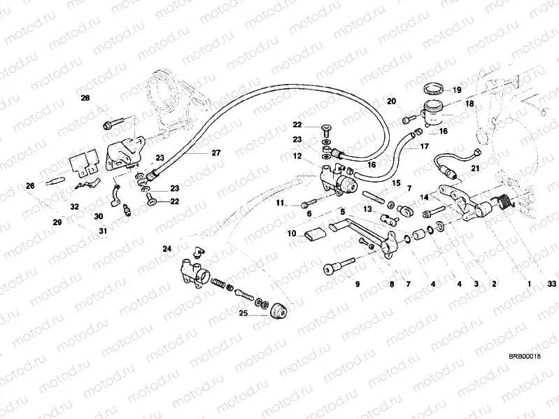 REAR BRAKE SYSTEM » BRAKING SYSTEM